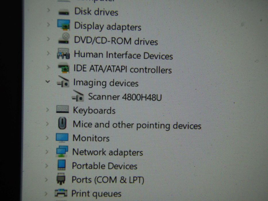 Scaner USB Tevion P91010 (MD90093) + adaptor negative, functional w10