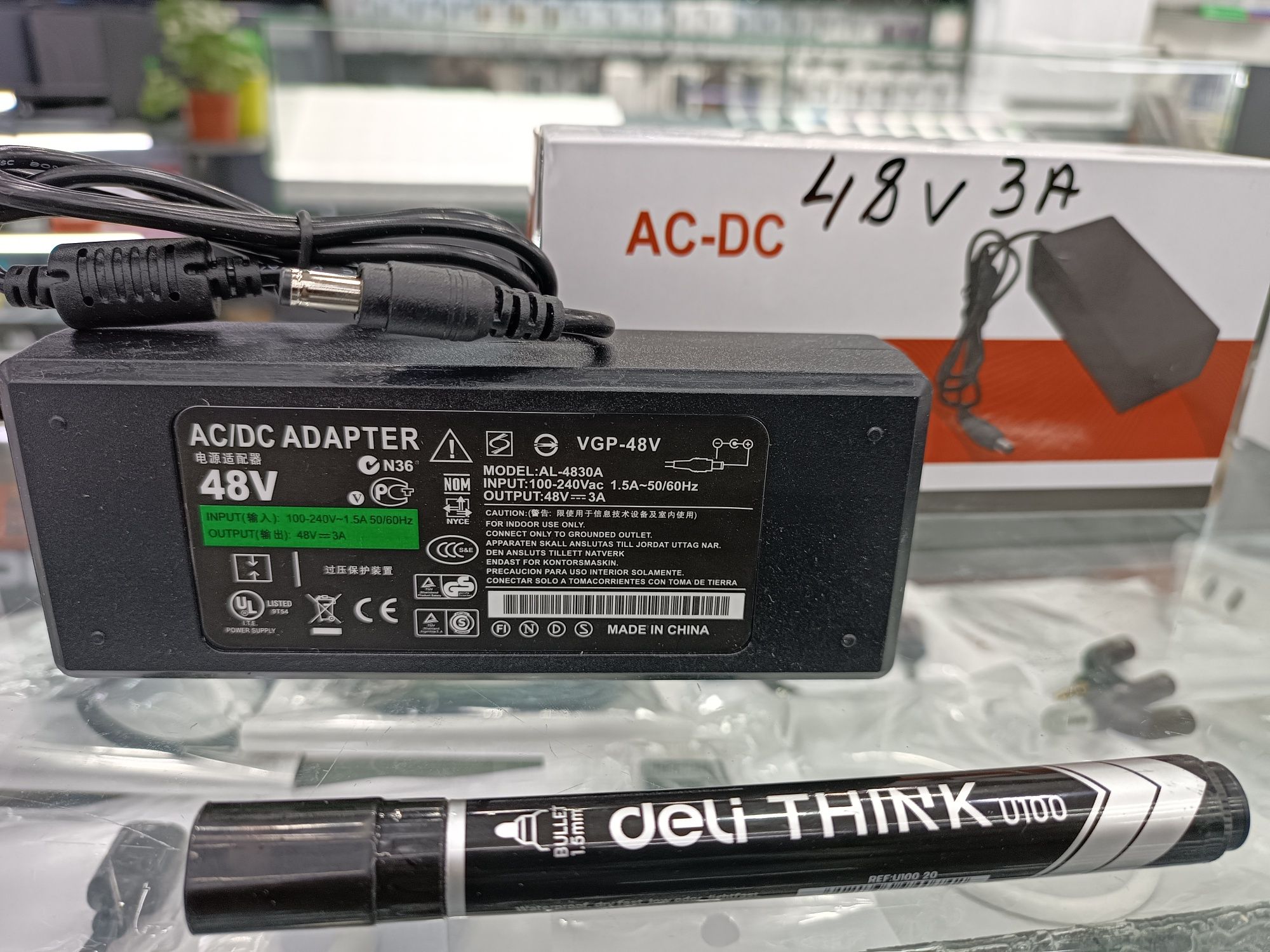 Скидка! Доставка блок питания / adapter 48v 3a