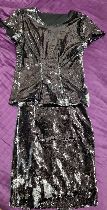 Compleu din paiete 2 piese