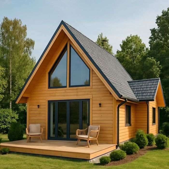 Cabane și case de lemn la cheie preț mic mic mic