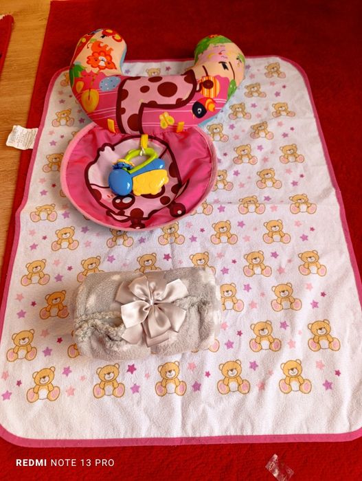 Păturică bebe, aleza , perna