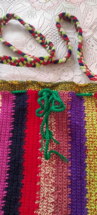 Торба /чанта/ за народна носия, декорация за механа, битов кът, нова,