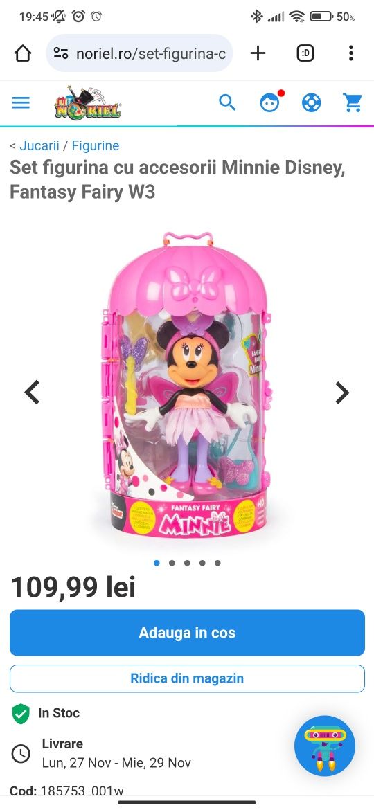 Minnie Fantasy fair cu accesorii