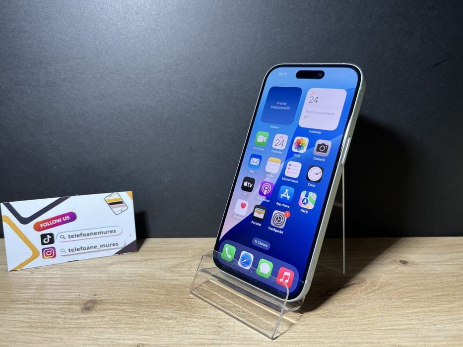 iPhone 15 256Gb Blue 3 ani garanție, Telefoane Mureș