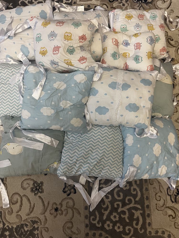 Набор детского постельного белья для манежа