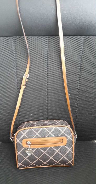 Кафява чанта за през рамо CATWALK