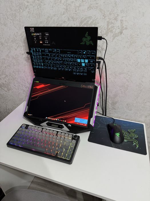 Ноутбук Игровой Asus Tuf Gaming A15 +клава мышь наушники куллер