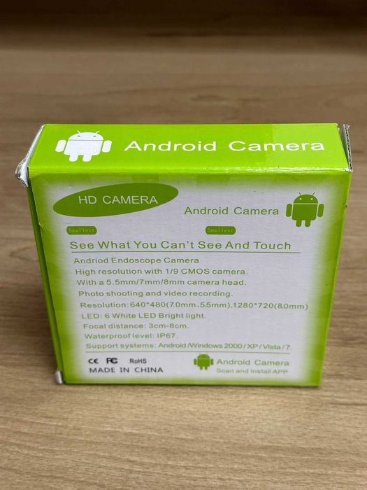 Camera endoscop 2 in 1 pentru Android si Windows