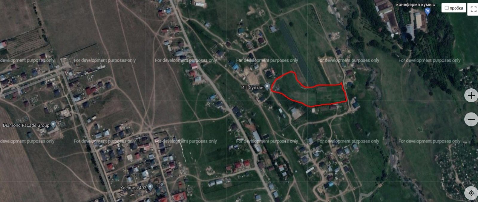 Земельный участок, 76 соток, Кызыл Кайрат (1 сотка 526 000тг).