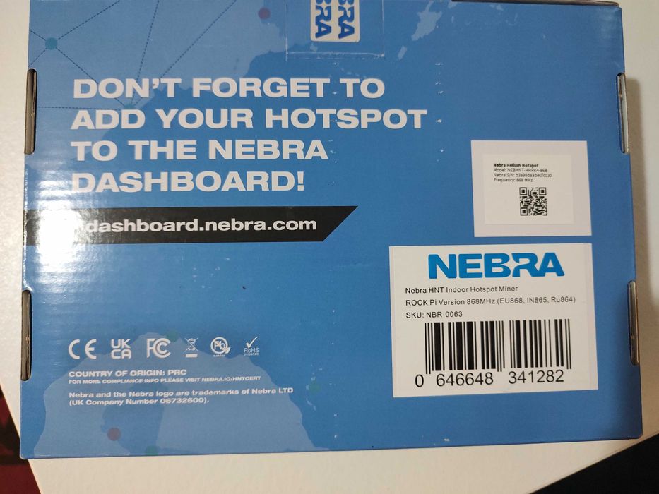 Hotspot Nebra indoor Rock Pi nou