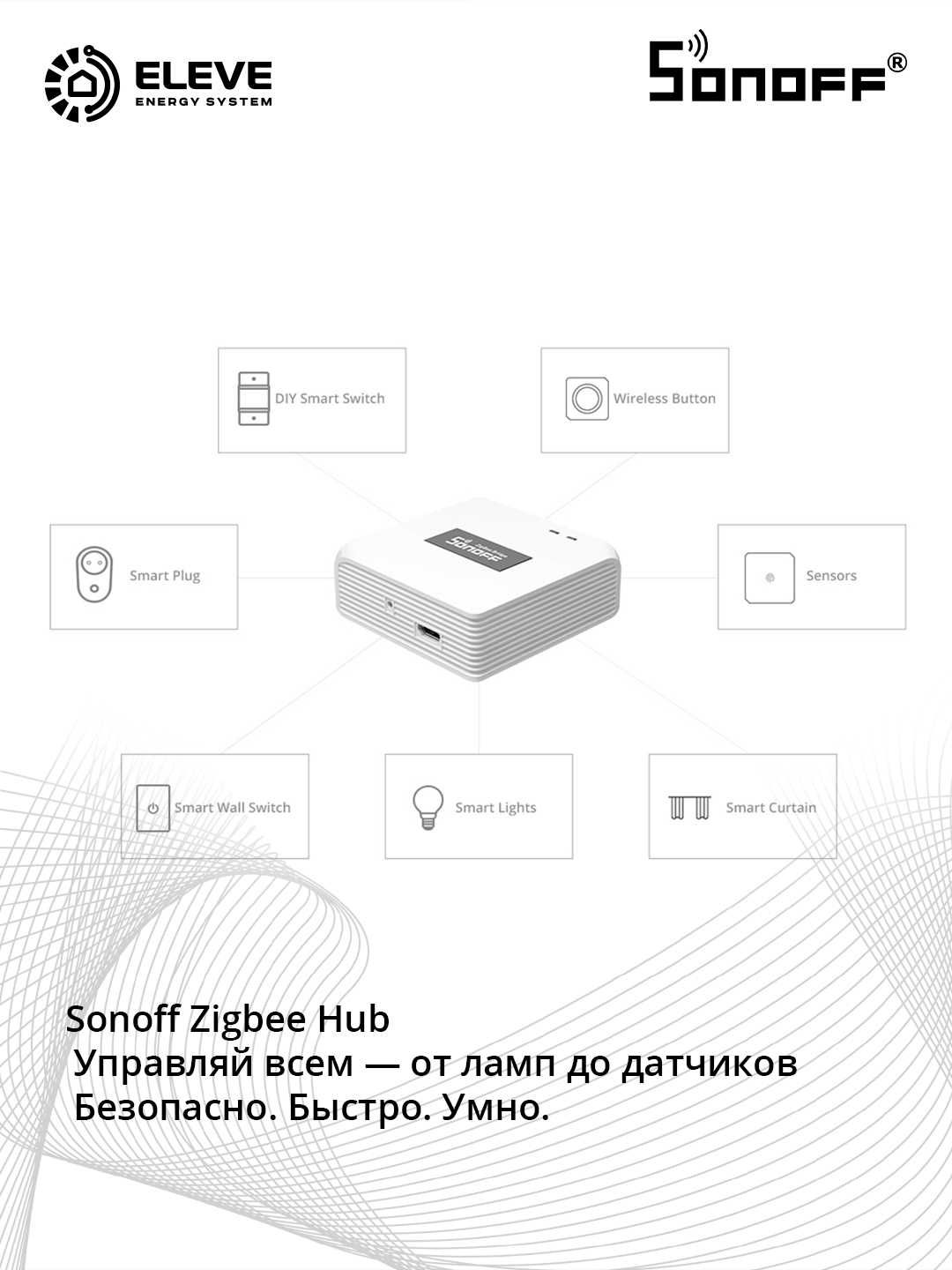 Умный мост Sonoff Zigbee Pro | ZB Bridge-P