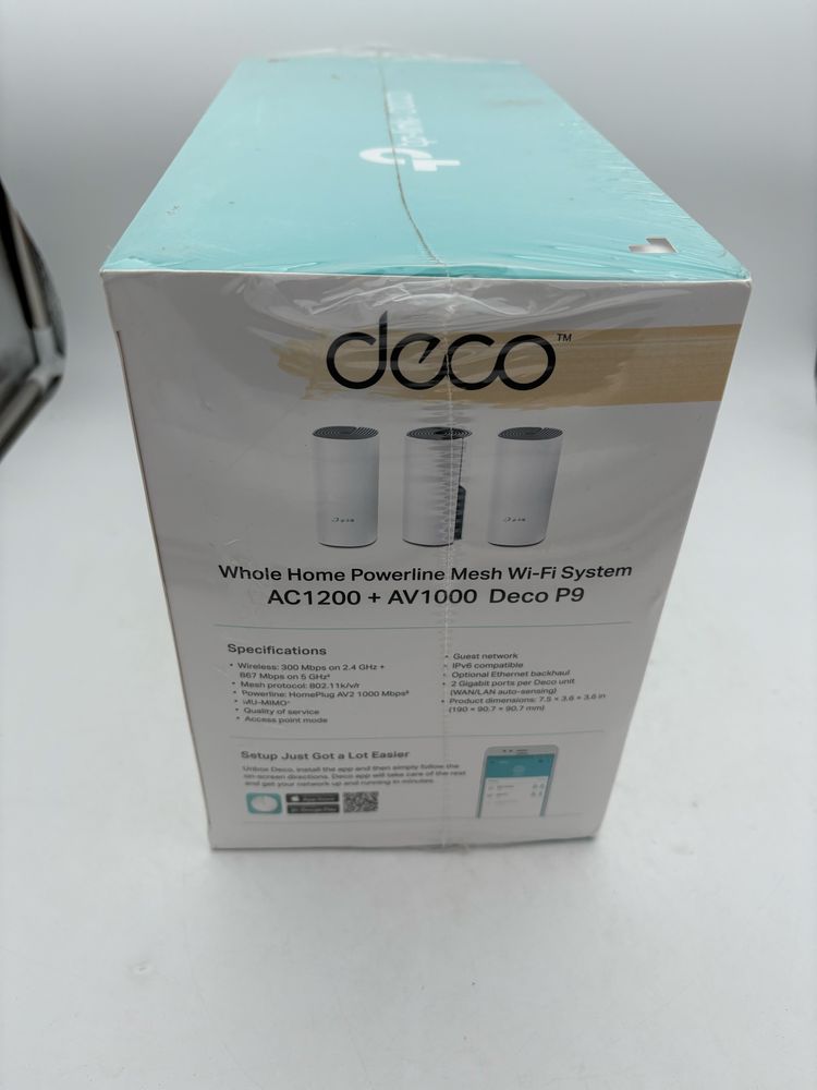 Wi-Fi Mesh TP-Link Deco P9 (3-pack). Sigilat, transport ZERO OCAZIE