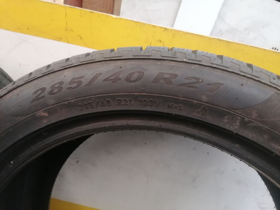 285/40/21 2*PIRELLI iarna 109v dot  2318.  5,,09mm