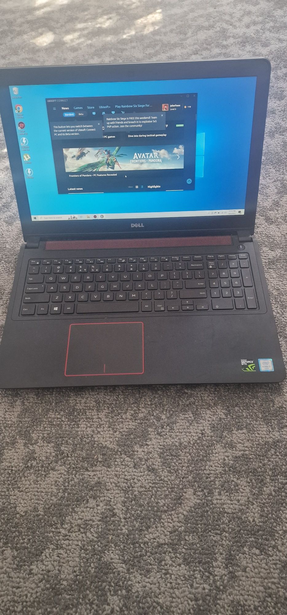 Vând laptop gaming Dell inspiron