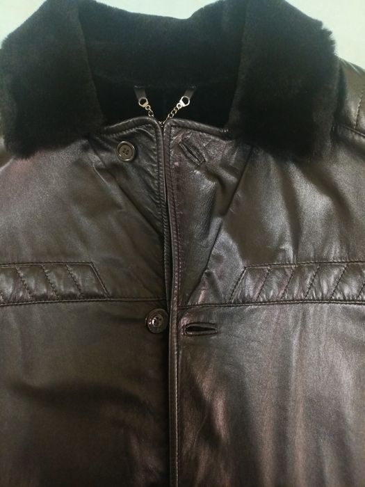Мъжки кожух Нов Агнешка кожа