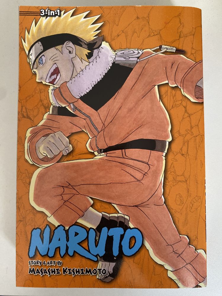 Vând manga Naruto 3 in 1