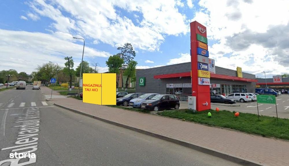 Spatiu comercial de inchiriat, amplasare rulota, food truck, Dorohoi