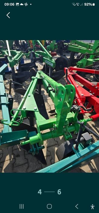 Plug cu 2 brazde trupite cormoane 25-35CP cu reglaj