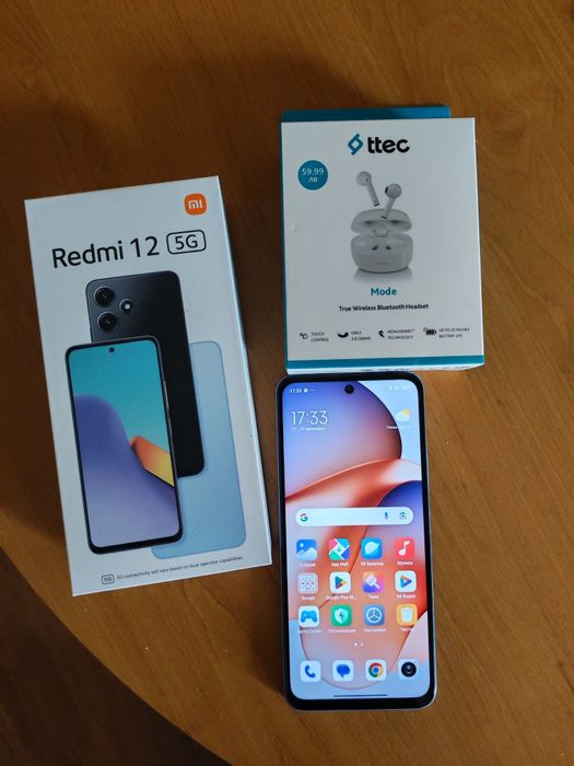 Redmi 12 5G +  слушалки