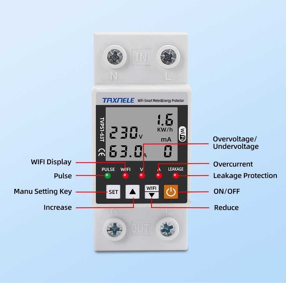 Contor inteligent smart WIFI 63A