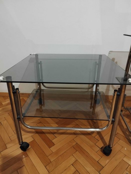 Стъклени холни масички малки 2 броя