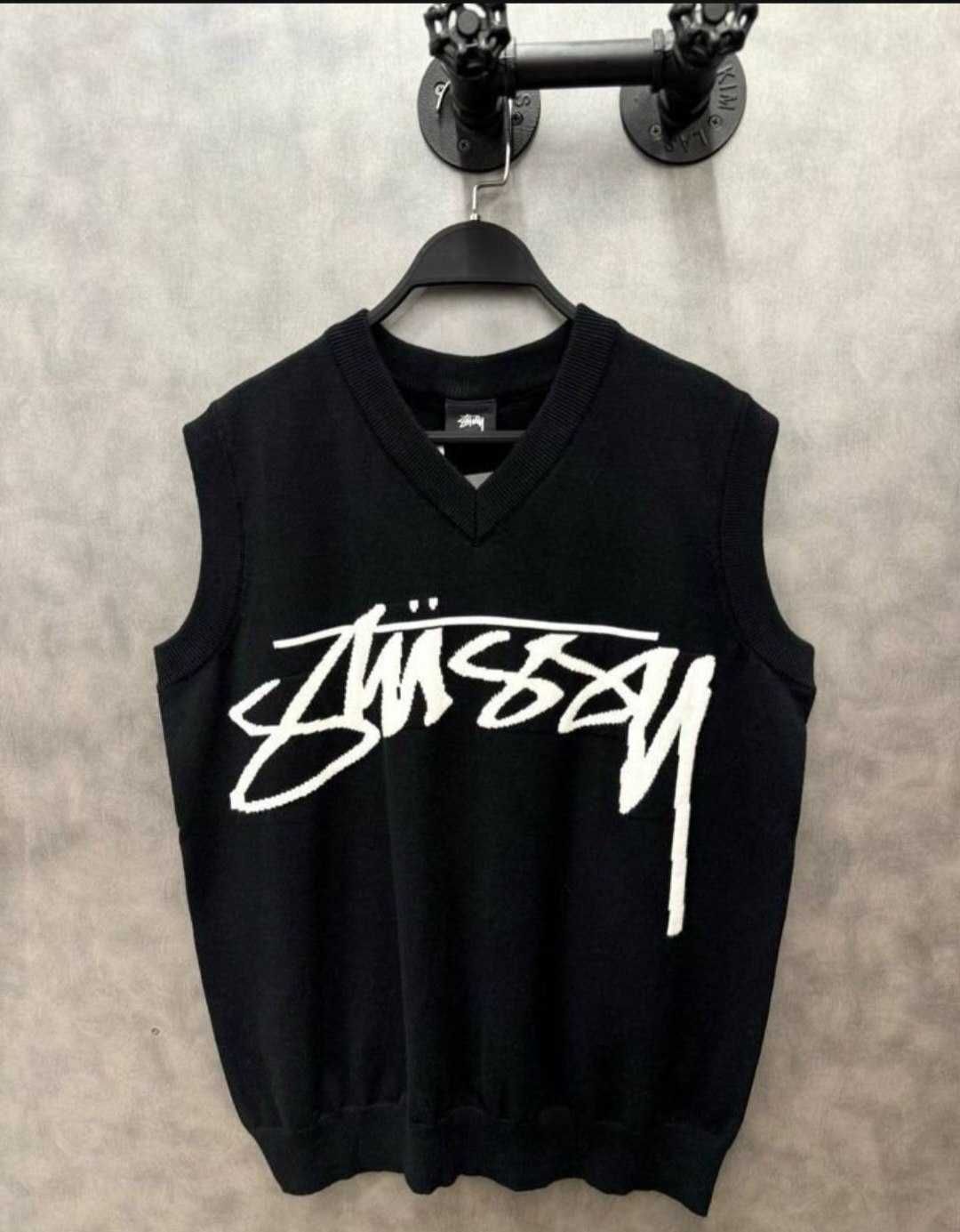 Вязаная жилетка Stussy