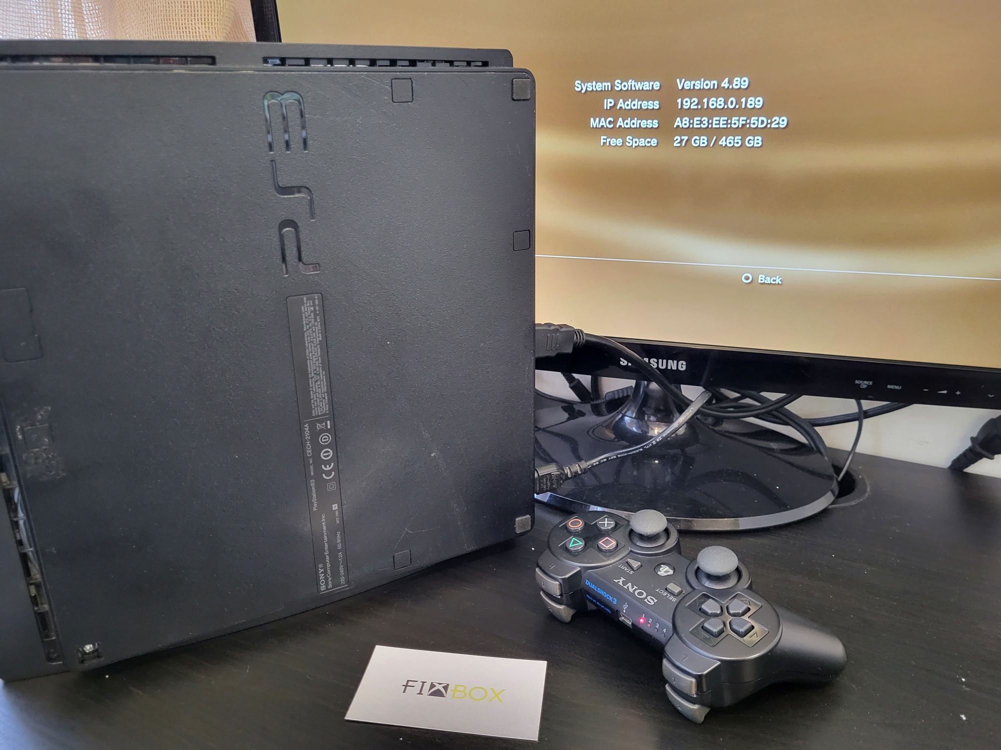 Хакнат PS3 320gb с Fifa23 и игри по избор Playstation 3 slim плейстейш