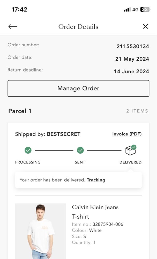 Calvin klein тениска BESTSECRET