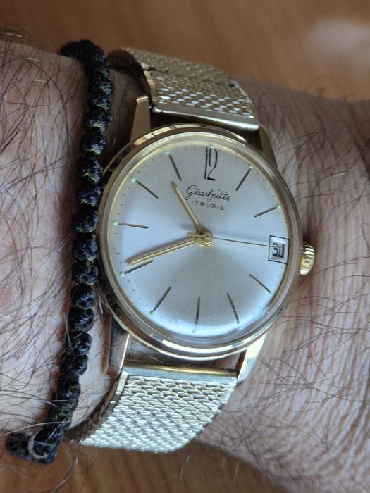 Ceas Glashutte 17 jewels, anii "60-"70, superb