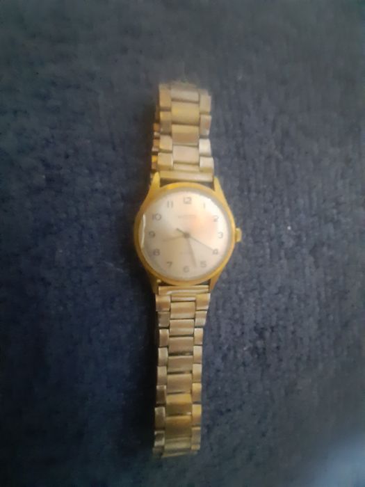 Ceas Wostok colectie made URSS, anul 1980 placat aur