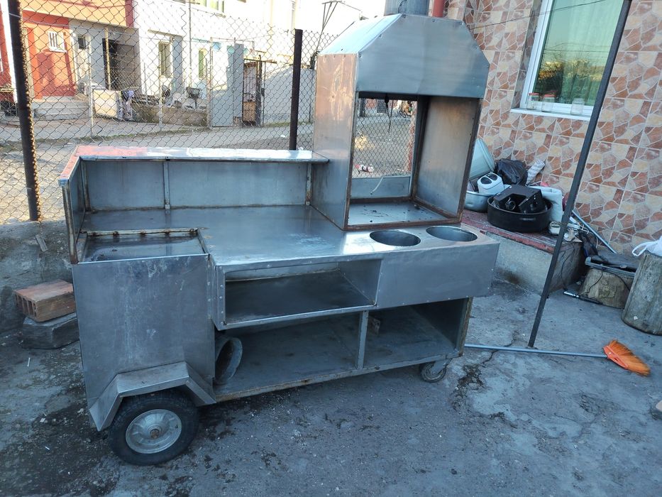 Мобилна скара  от неръждавейка