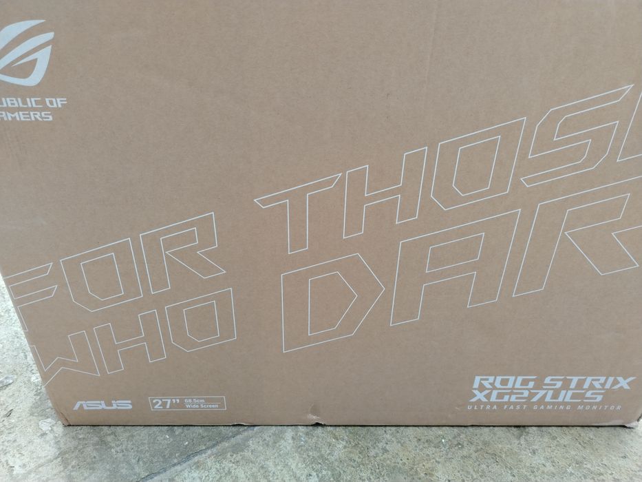 Monitor LED Asus XG27UCS LED 27" 1ms 160Hz HDMI, sigilat