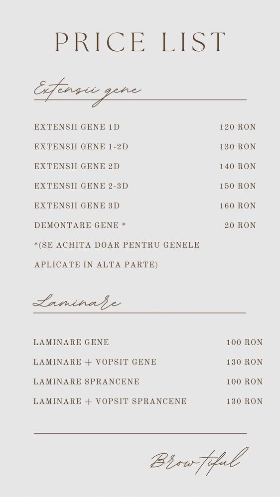 Extensii de gene 1D-3D/ Laminare gene si sprancene, Titan, sector 3