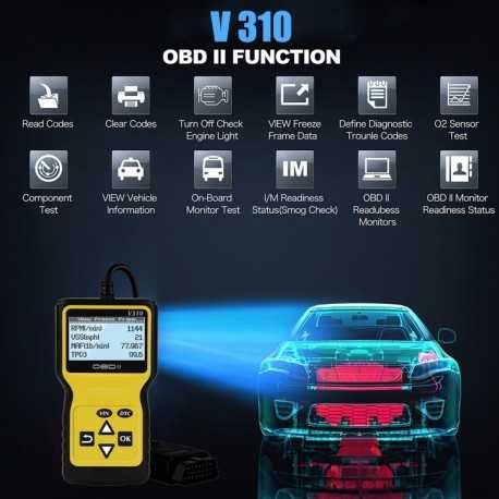 Diagnoza Auto, multimarca, V310, Sterge Erori Motor, Check, OBD2-EOBD