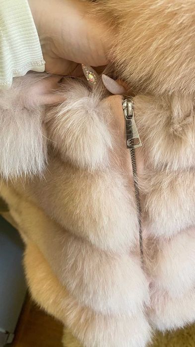 Палто естествен косъм*лисица