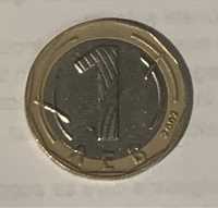 Moneda 1 leva 2002 pentru numismati
