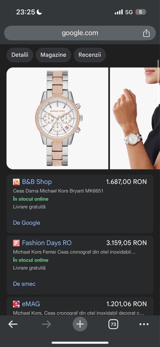 Ceas Michael Kors de dama Bryant nou 38mm diametrul