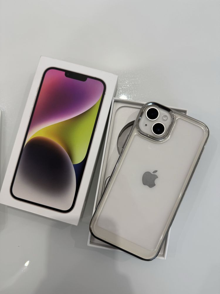 Iphone 14 plus в белом цвете  97% аккум