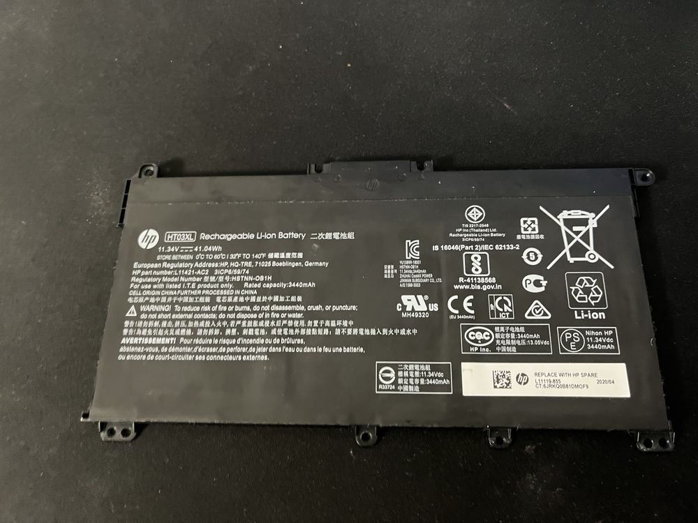 Baterie HP HT03XL originala 41.04 Wh