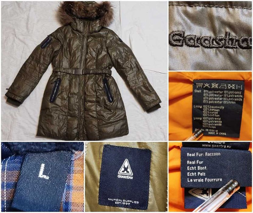 Geaca parka GAASTRA marime L dama groasa puf pene iarna