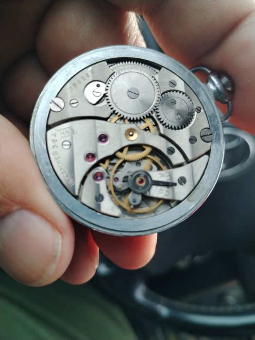 Стар руски джобен часовник Мълния