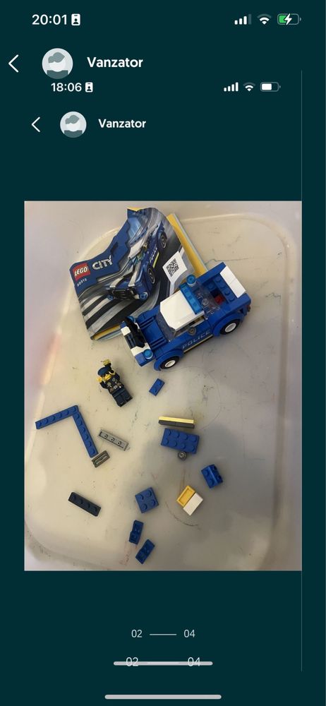 Lego City masina politie