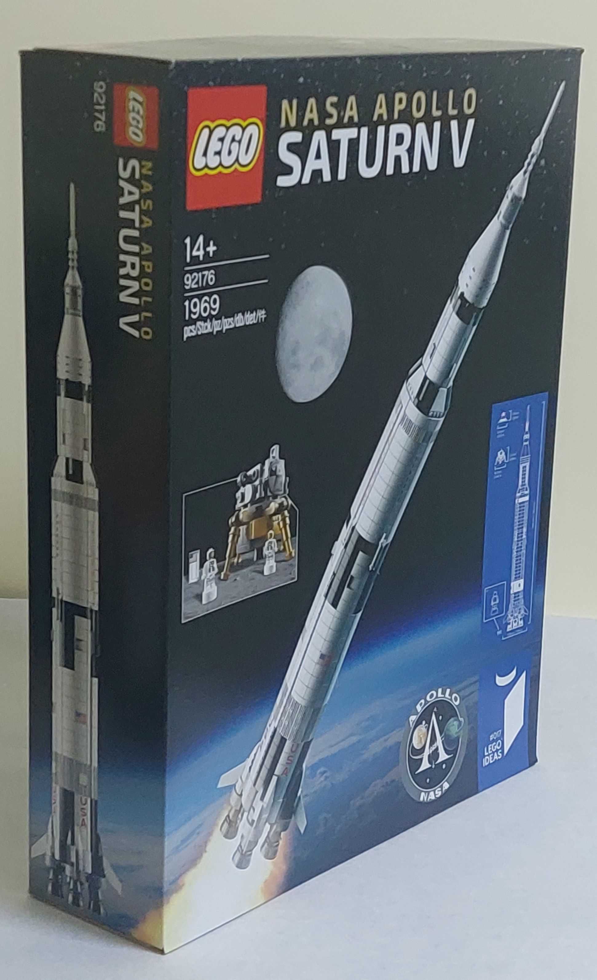Set Lego Ideas: Racheta NASA Apollo Saturn V, 1969 piese, 92176, nou