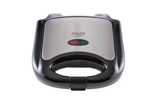 Sandwich Maker Adler AD 3015, 850W, Placi antiaderente