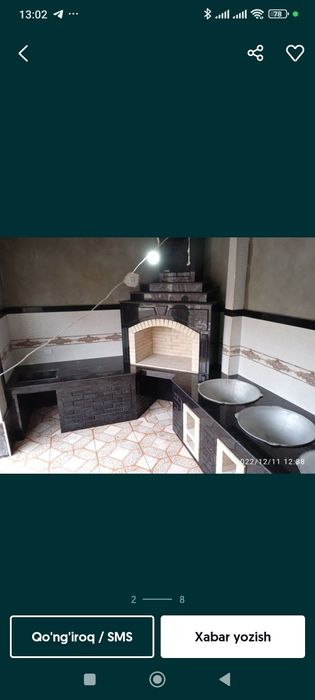 Uchaqqa kafel teramiz mazaykasi bilan