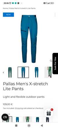 Pantaloni Halti Xstretch mărimea M/L subțiri de vara expediție tehnici