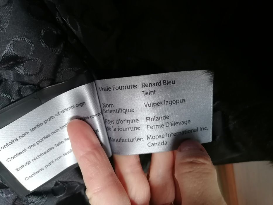 Geaca Parka originala, Moose Knuckles - dama - Noua - XS