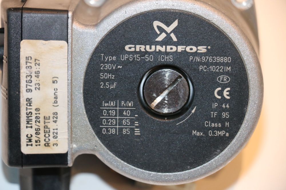 Pompa Grundfos UPS 15-50 ICHS centrala termica Immergas Eolo Star Mini