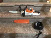 Drujba electrica acumulator baterie Stihl MSA 120 C ca noua