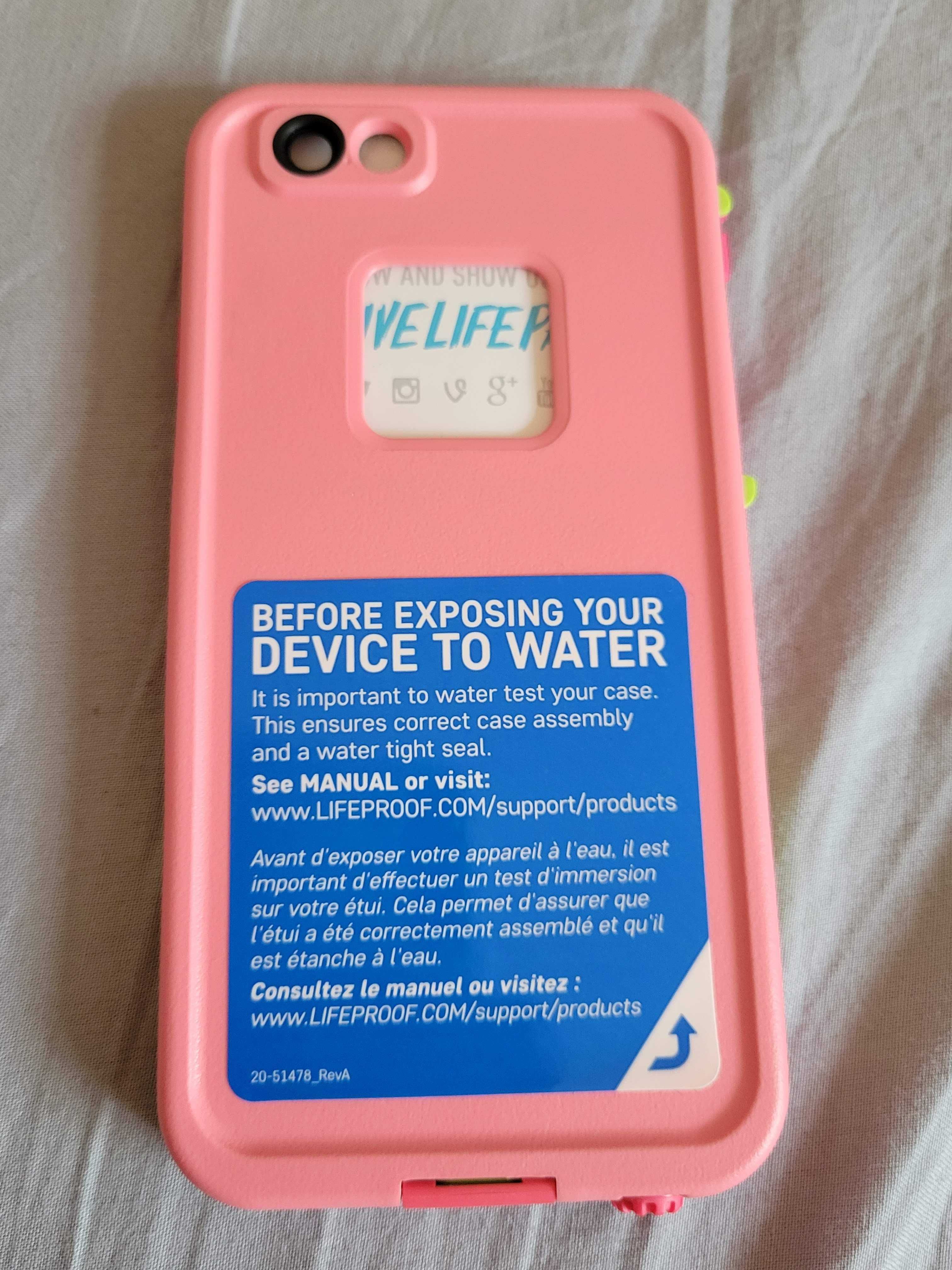 Кейс Lifeproof за IPhone 6/6s/, чисто нови!